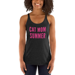 Cat Mom Summer - Racerback Tank