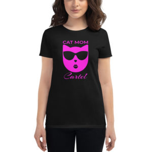 Cat Mom Cartel - Chest Logo T-Shirt