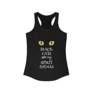 Black Cats are my Spirit Animal - Racerback Tank