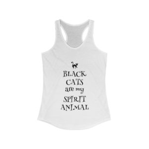 Black Cats are my Spirit Animal - Racerback Tank